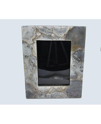 Nature's Decorations - 10" H x 8" W Agate Picture Frame