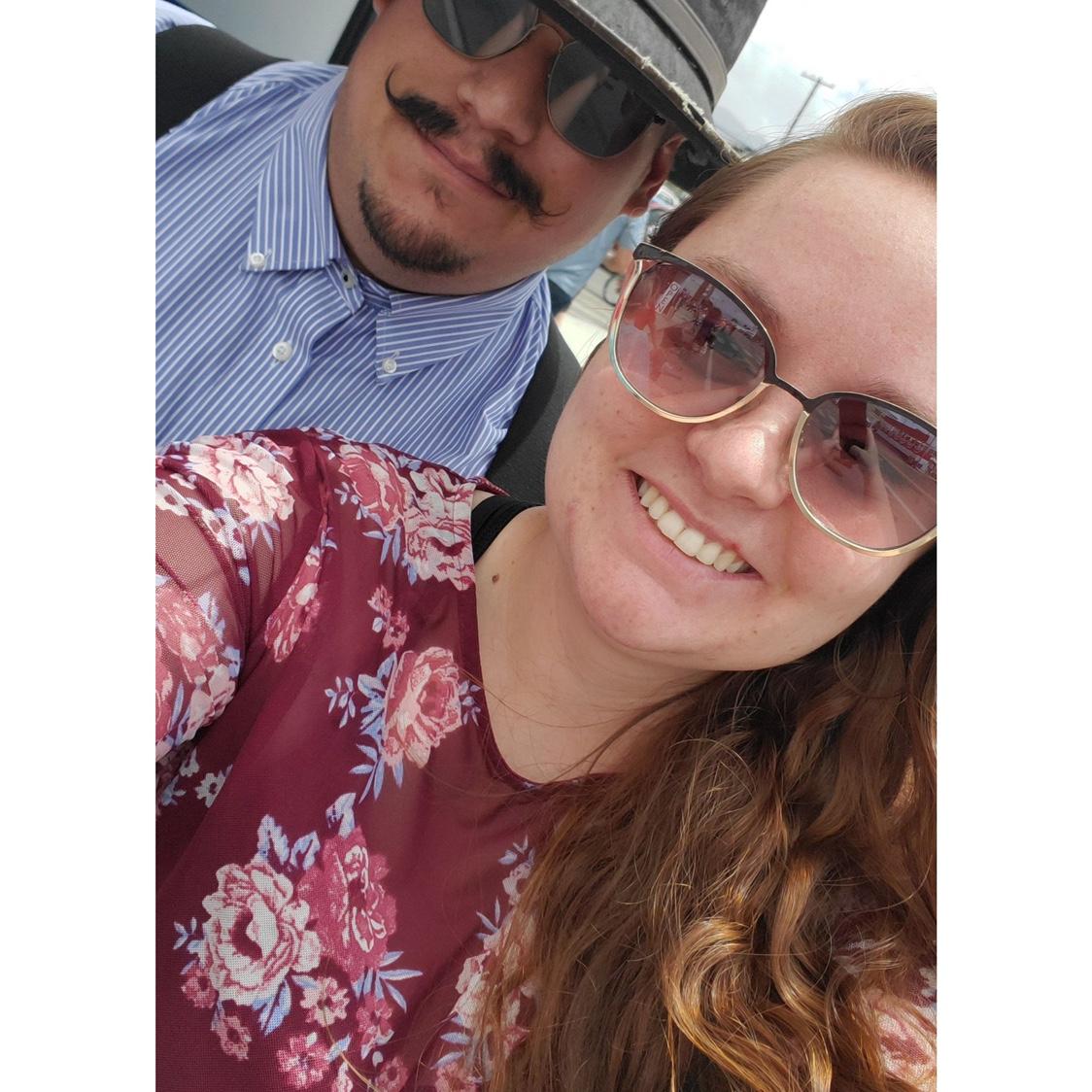 Our first photo together!