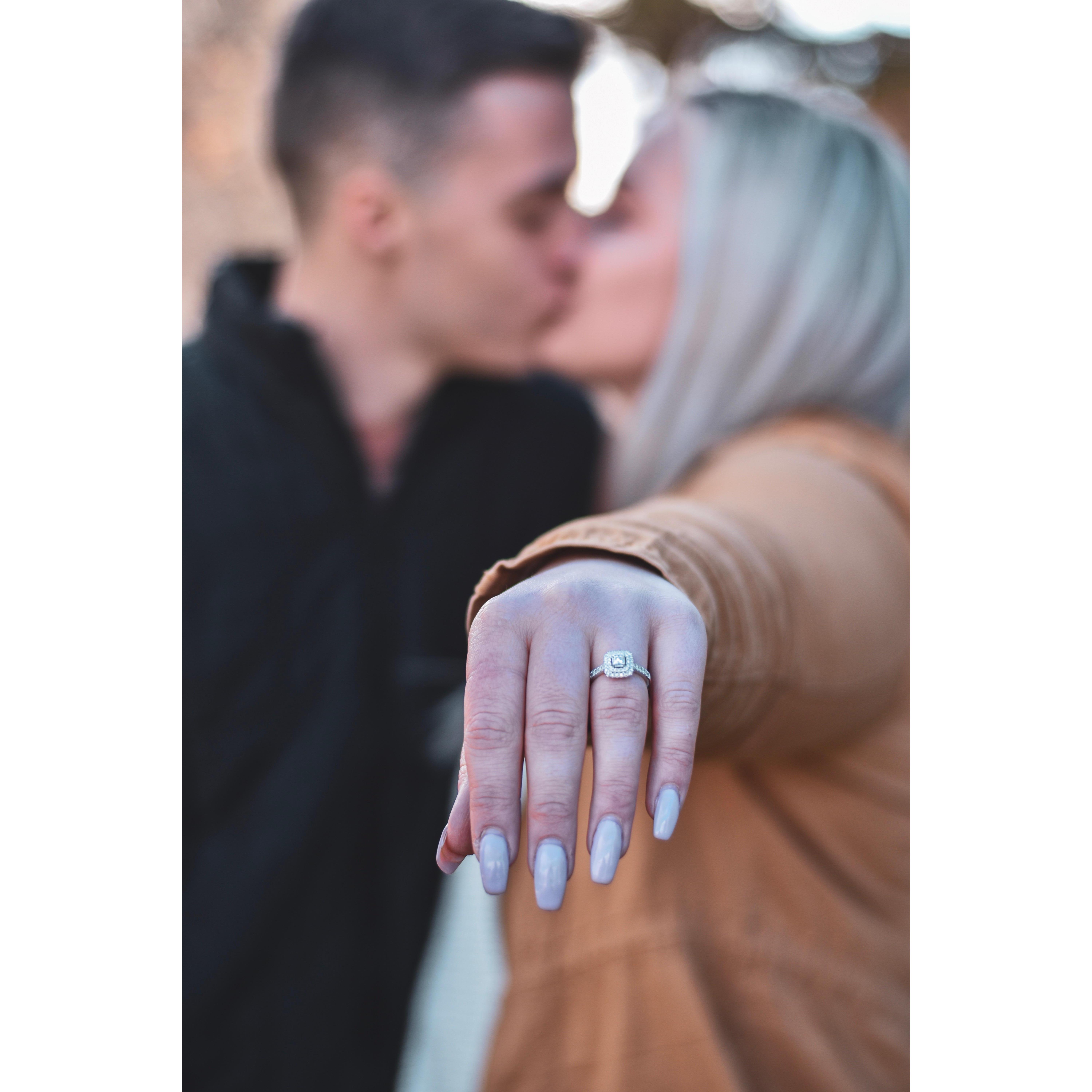 Right after we got engaged Fall 2018 Laramie, WY PC: Laurel Place