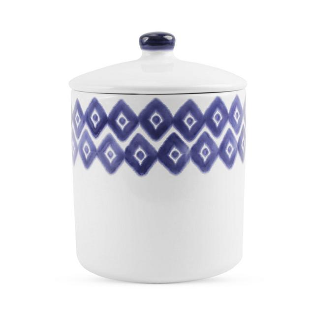 VIETRI Santorini Diamond Large Canister