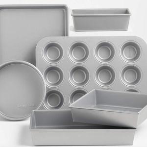 Crate & Barrel Slate Blue Bakeware 6-Piece Set