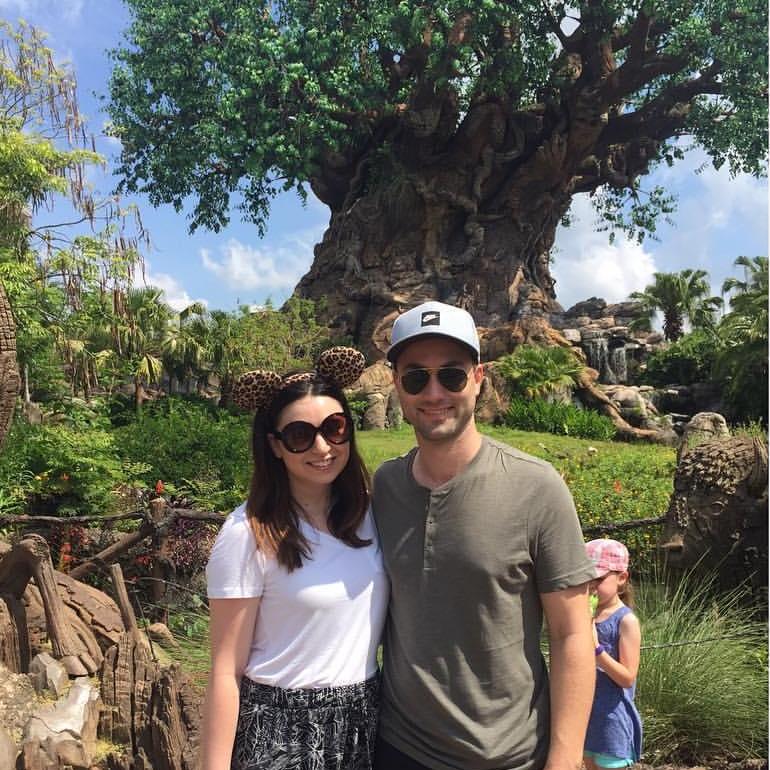 Courtney's first trip to Disney.