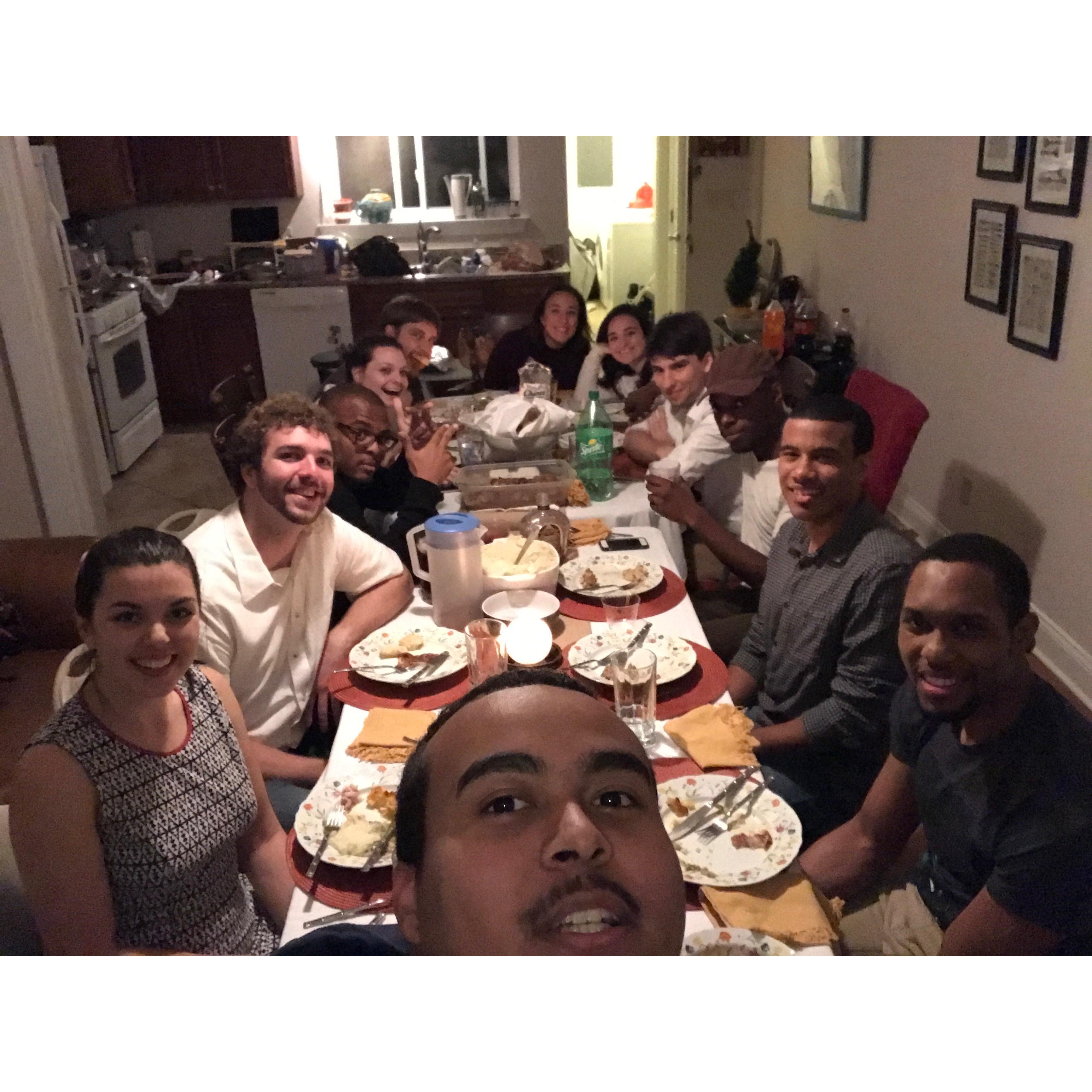 From our second annual Friendsgiving.