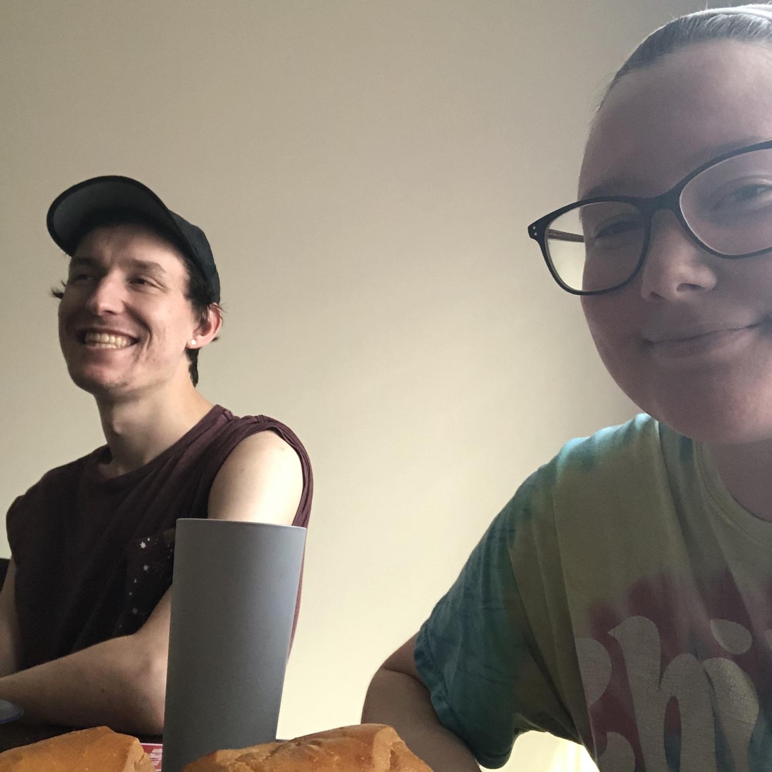 First picture in our Buffalo apartment together - Alex said this move is what made him sure he was going to ask Katie to marry him.