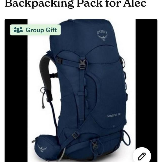 Backpacking Pack for Alec