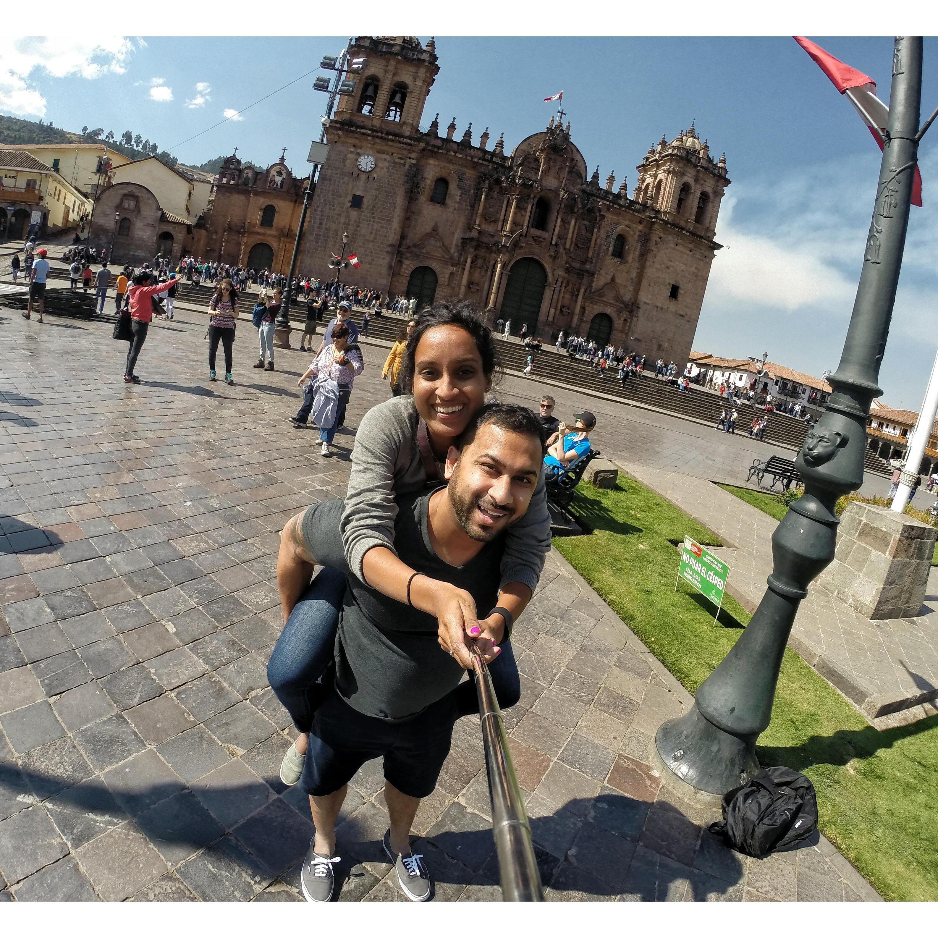 Our first international trip together to Peru!