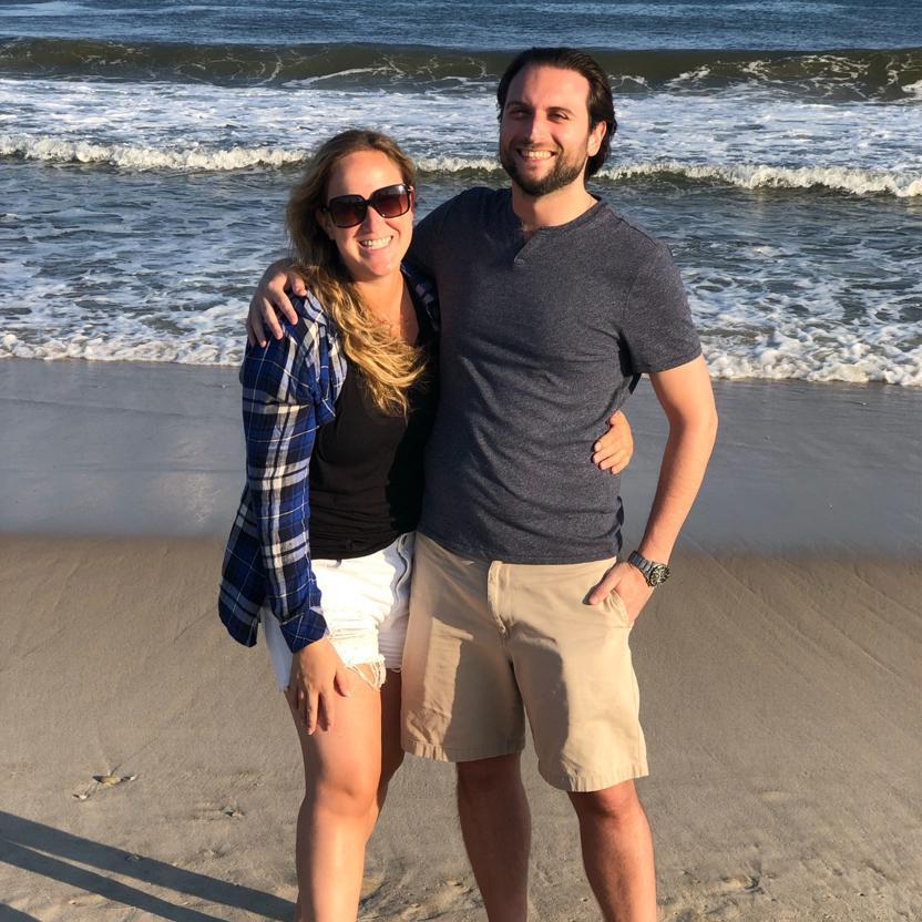 Beach walk in the hamptons