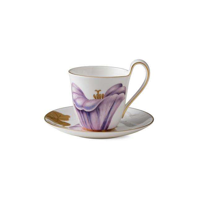 High Handle Cup and Saucer