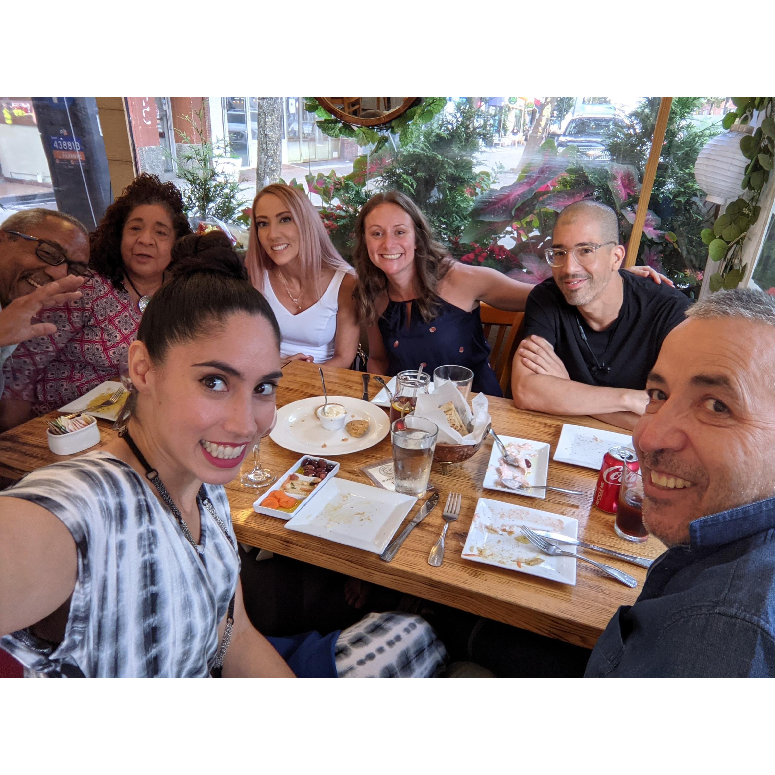 Miguel's 40th Birthday with his family.