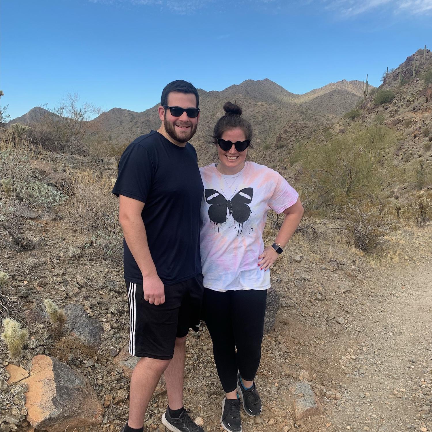 A light hike in AZ with Bill and Ryan