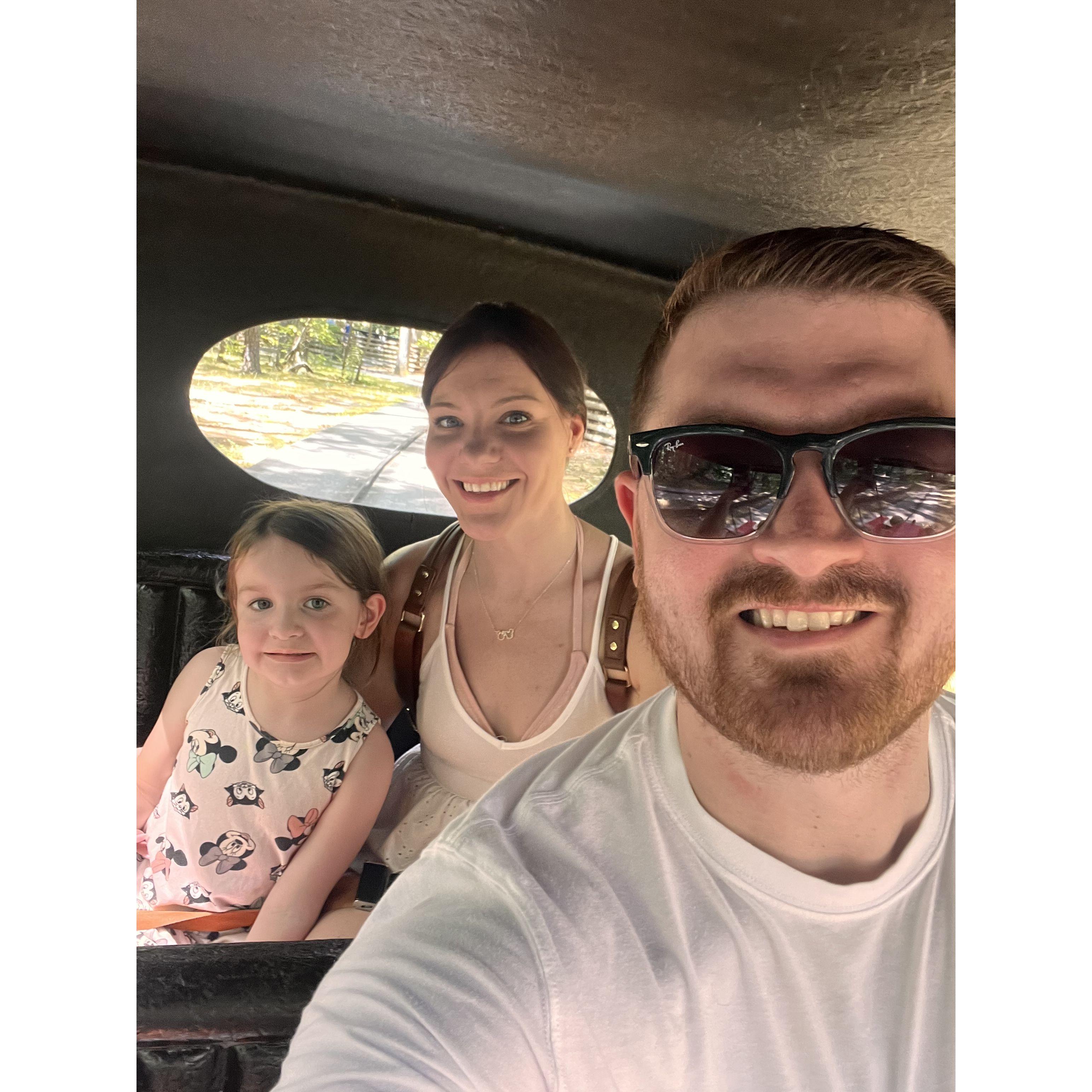 Having fun at Kings Dominion