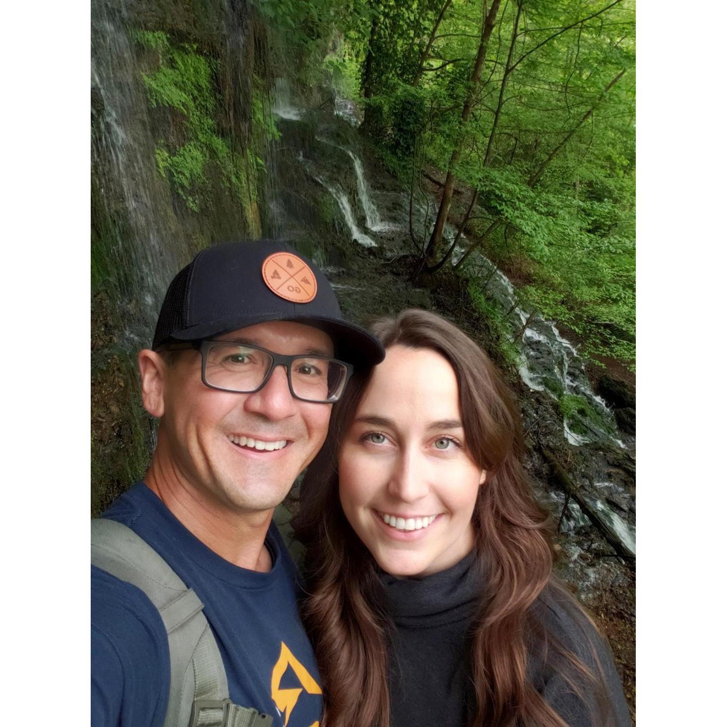 Rock Creek Falls hike with this gorgeous eyed beauty!