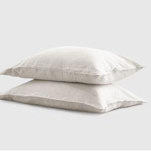 European Linen Pillowcase Set - Standard - Sand