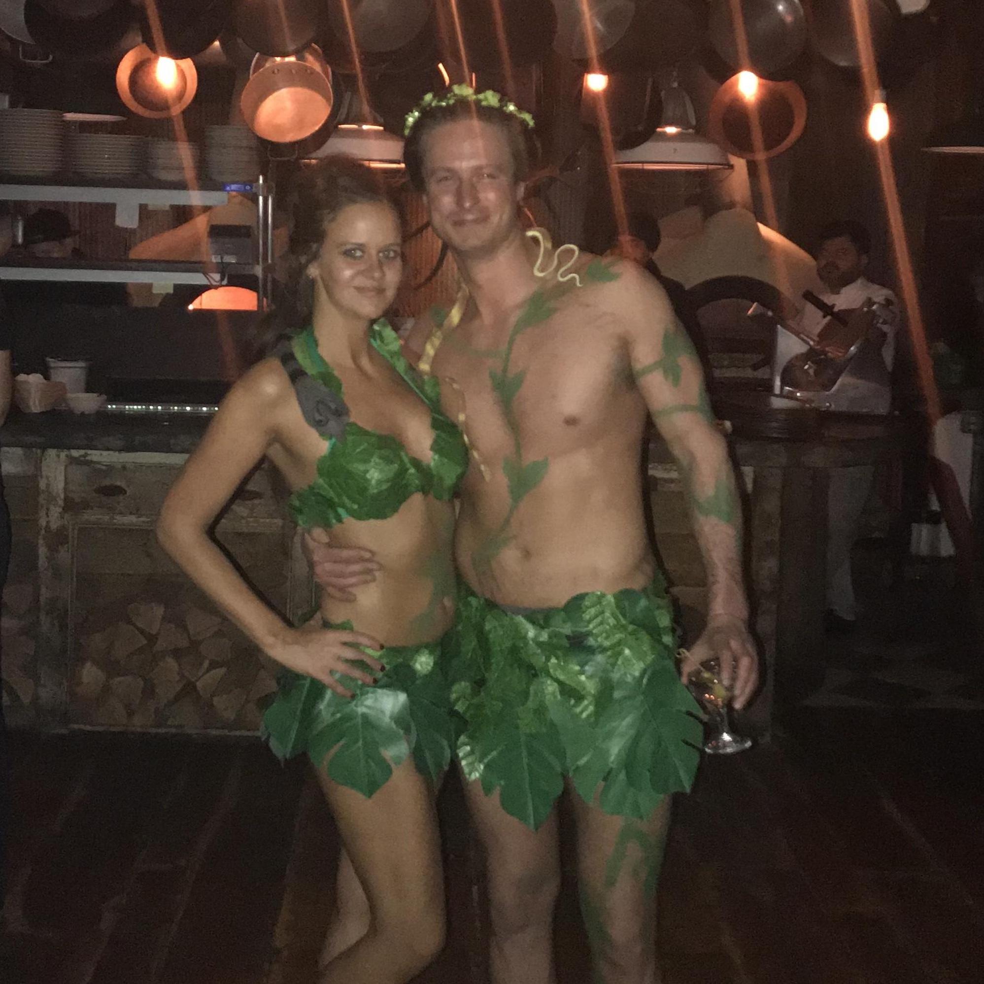 Halloween, Adam and Eve!