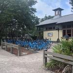 Watercolor Bike Barn