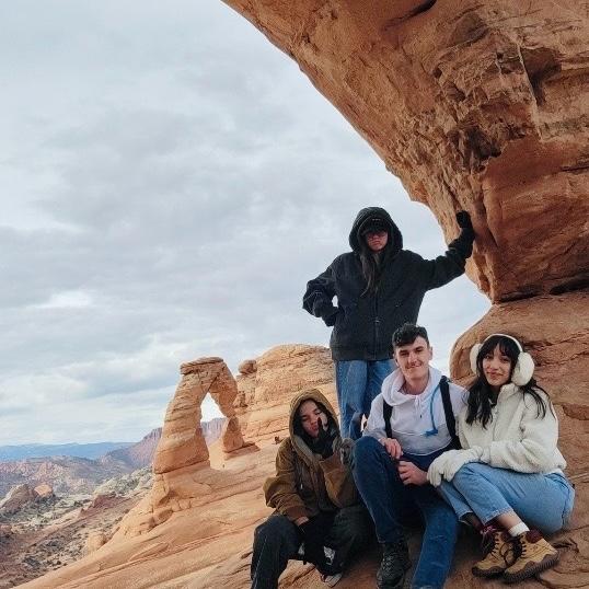 Mandy, Vicky, Sam & I. (From left to right) 
The day Sam proposed. Hit the sister in law jackpot BTW