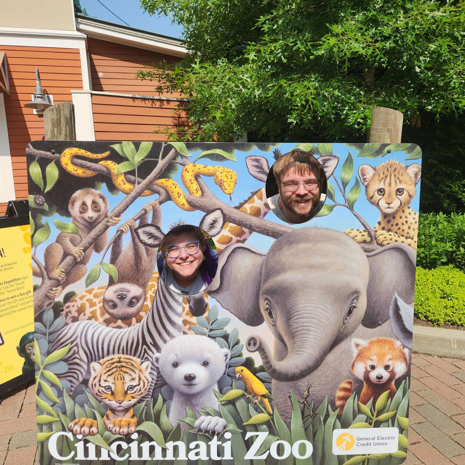 Celebrating Veronica's birthday 2025 at the Cincinnati Zoo