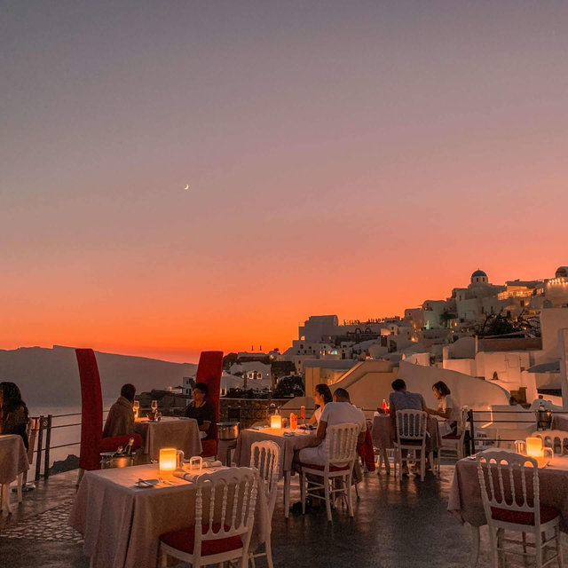 Dinner in Oia