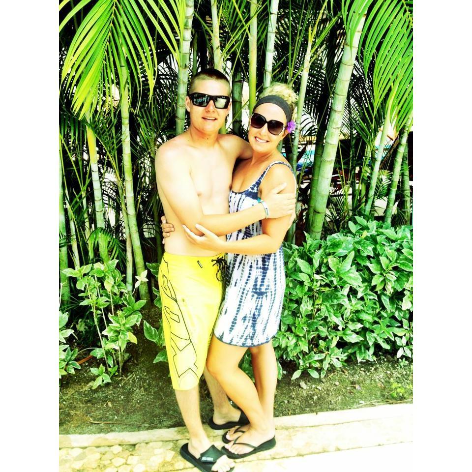 First trip out of the country together to Mexico!