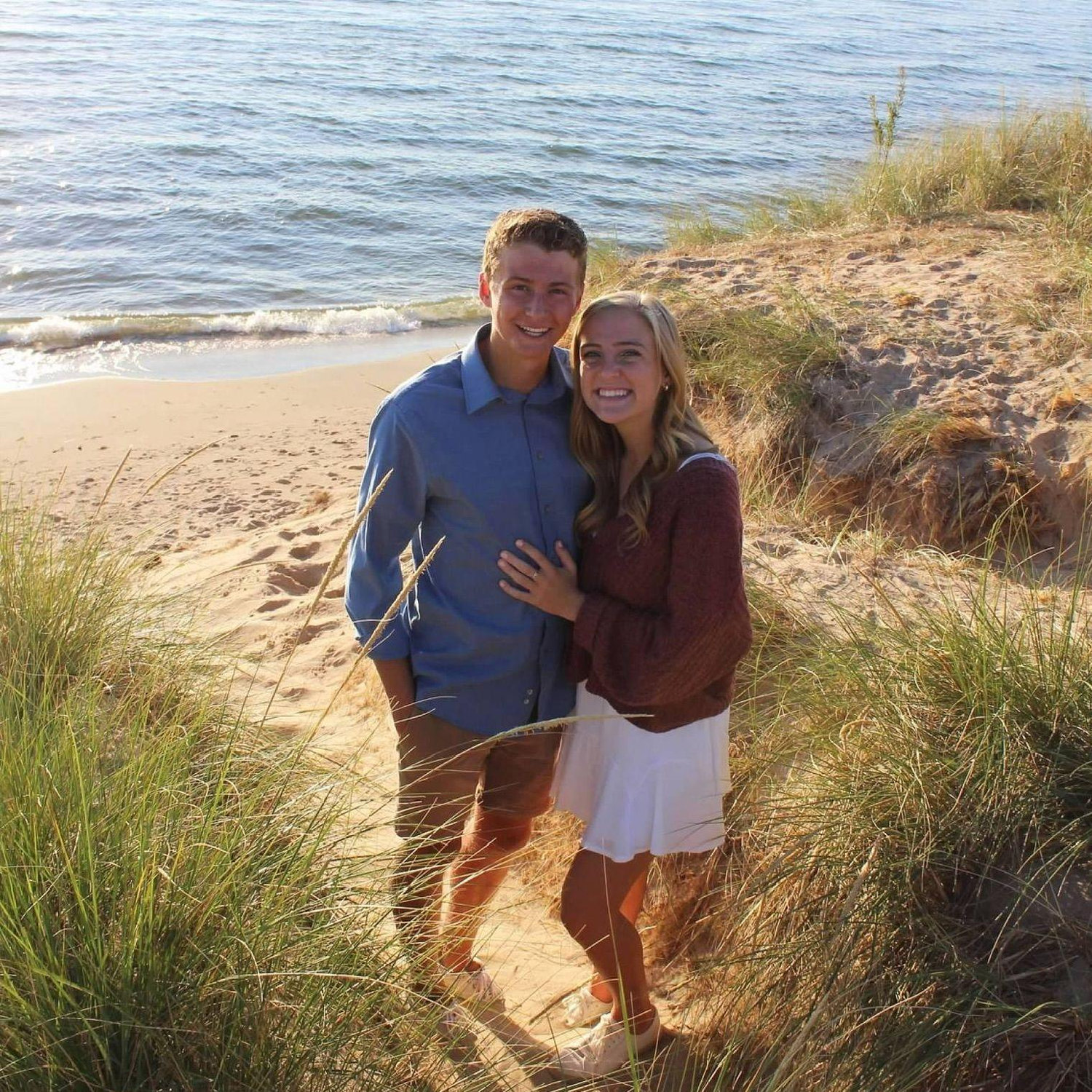 September 6, 2021 - lake michigan photo shoot...Parkers put up with a lot of these