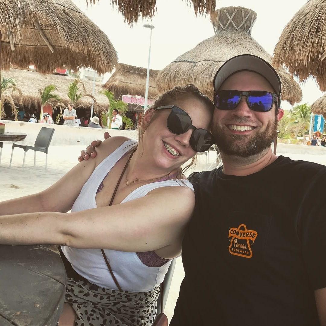 Yucatan Progreso, Mexico — Feb 2020, shortly after 9 am tequila shots.