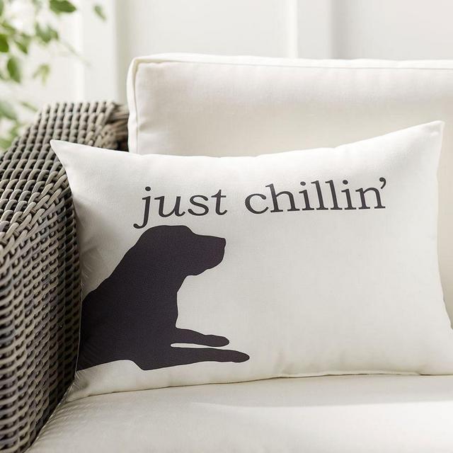 Chill Dog Indoor/Outdoor Lumbar Pillow, 14x20", Multi