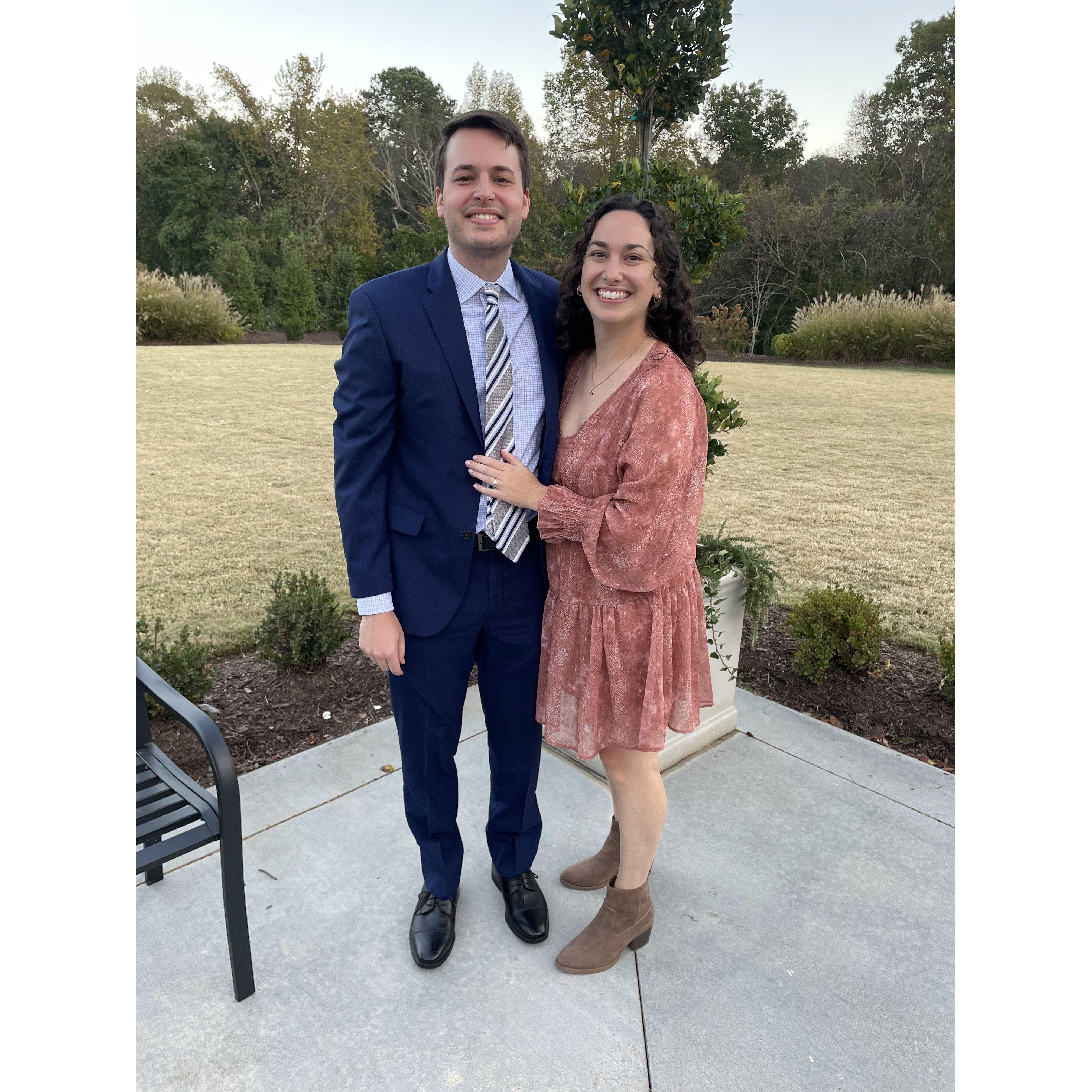 Celebrating our friends Jess & Eric as they got married!