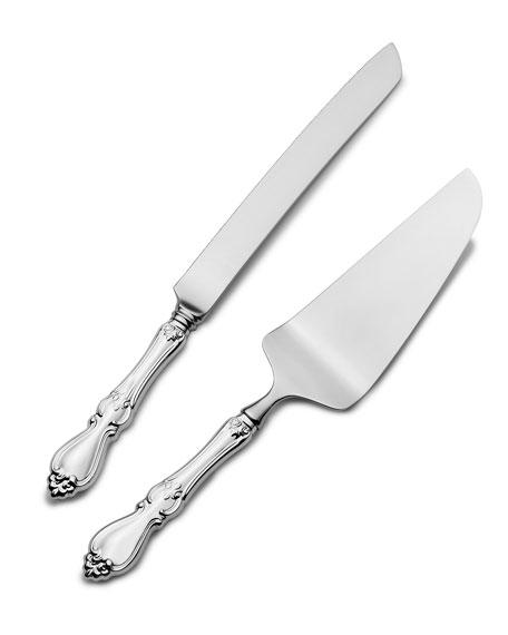 Towle SilversmithsQueen Elizabeth 2-Piece Cake Serving Set