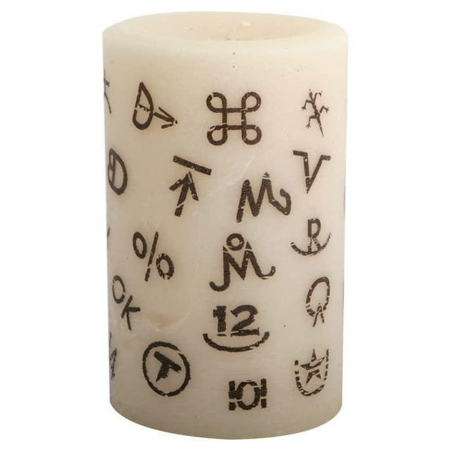 BLACK FOREST DECOR Brands Pillar Candle - 4 Inch