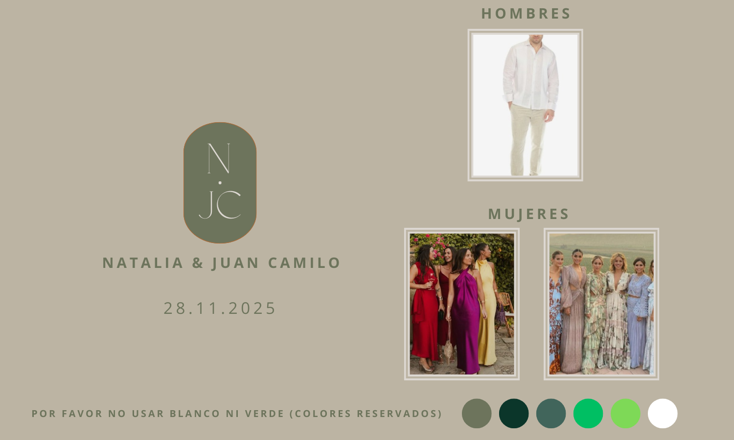 The Wedding Website of Natalia Jaramillo and Juan Camilo Vargas
