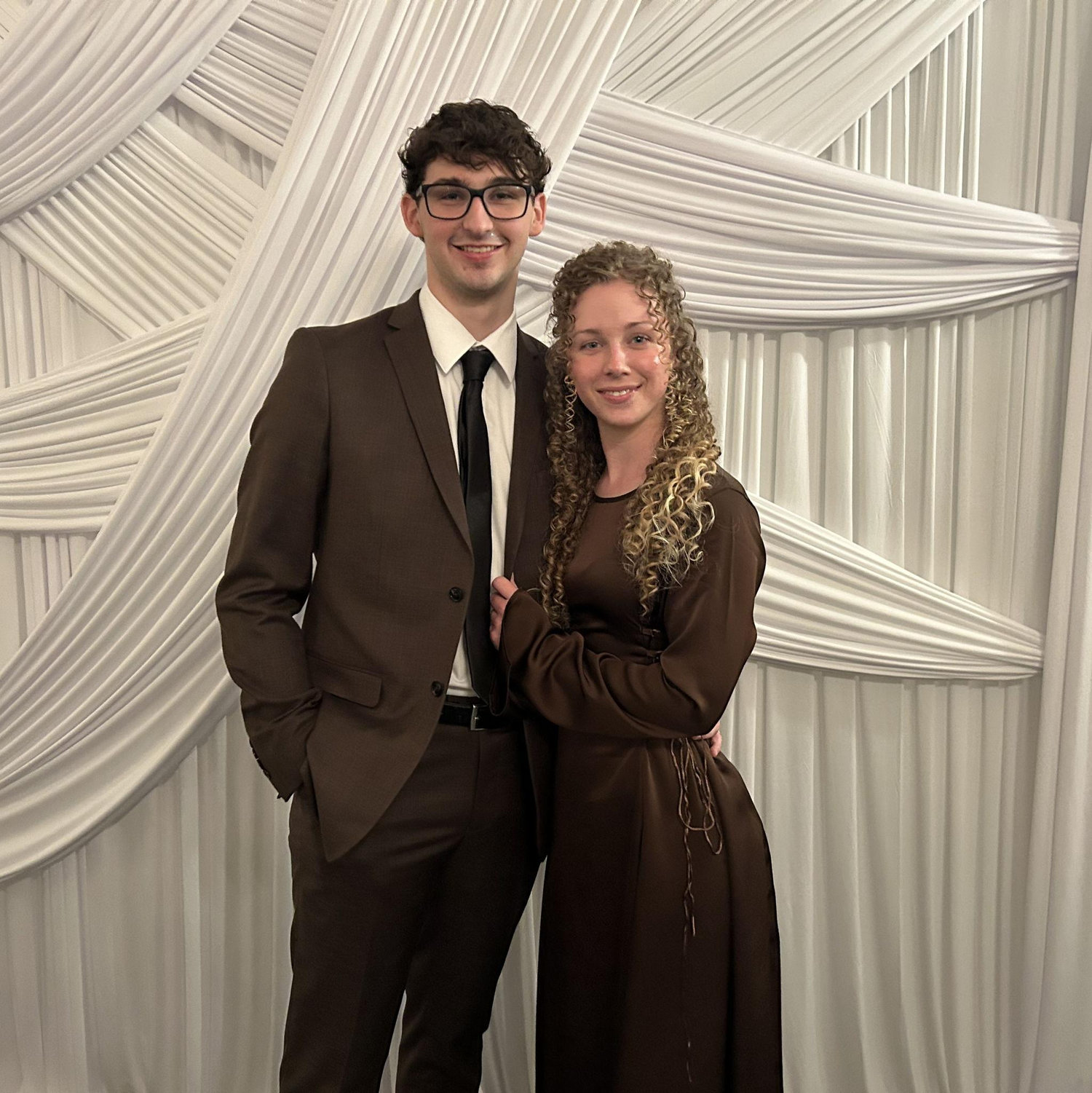 At Anthony and Alaina Parker's wedding