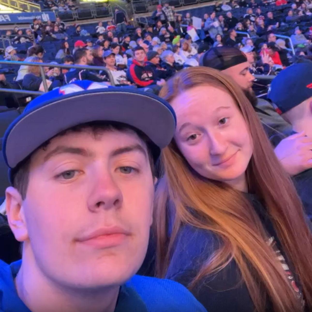 First Blue Jackets game!