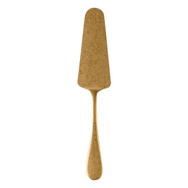 Vintage Italian Stainless Steel Cake Server - Gold