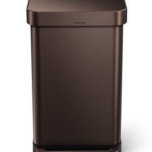 simplehuman 45-Liter Rectangular Step Trashcan