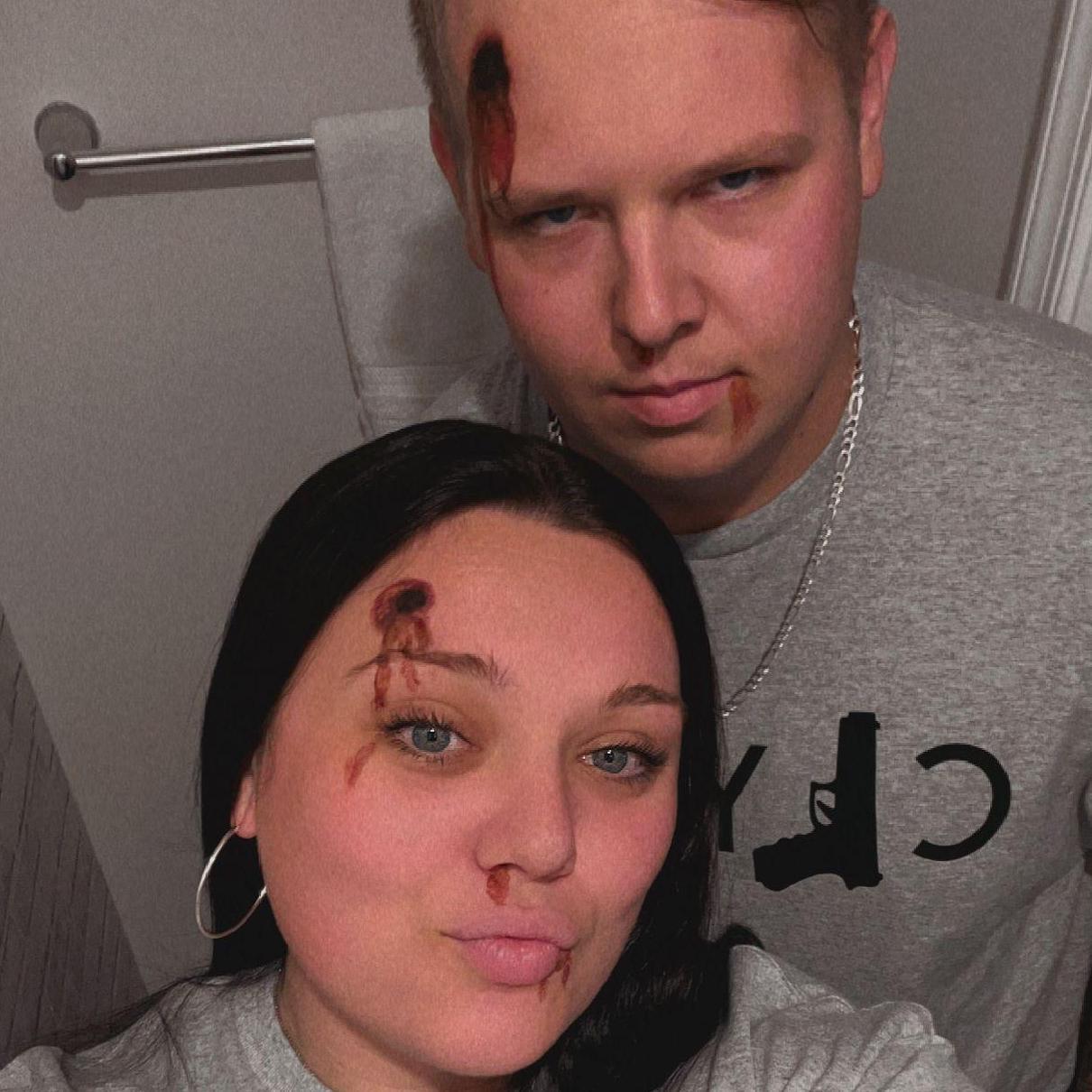 Halloween as Bonnie and Clyde!