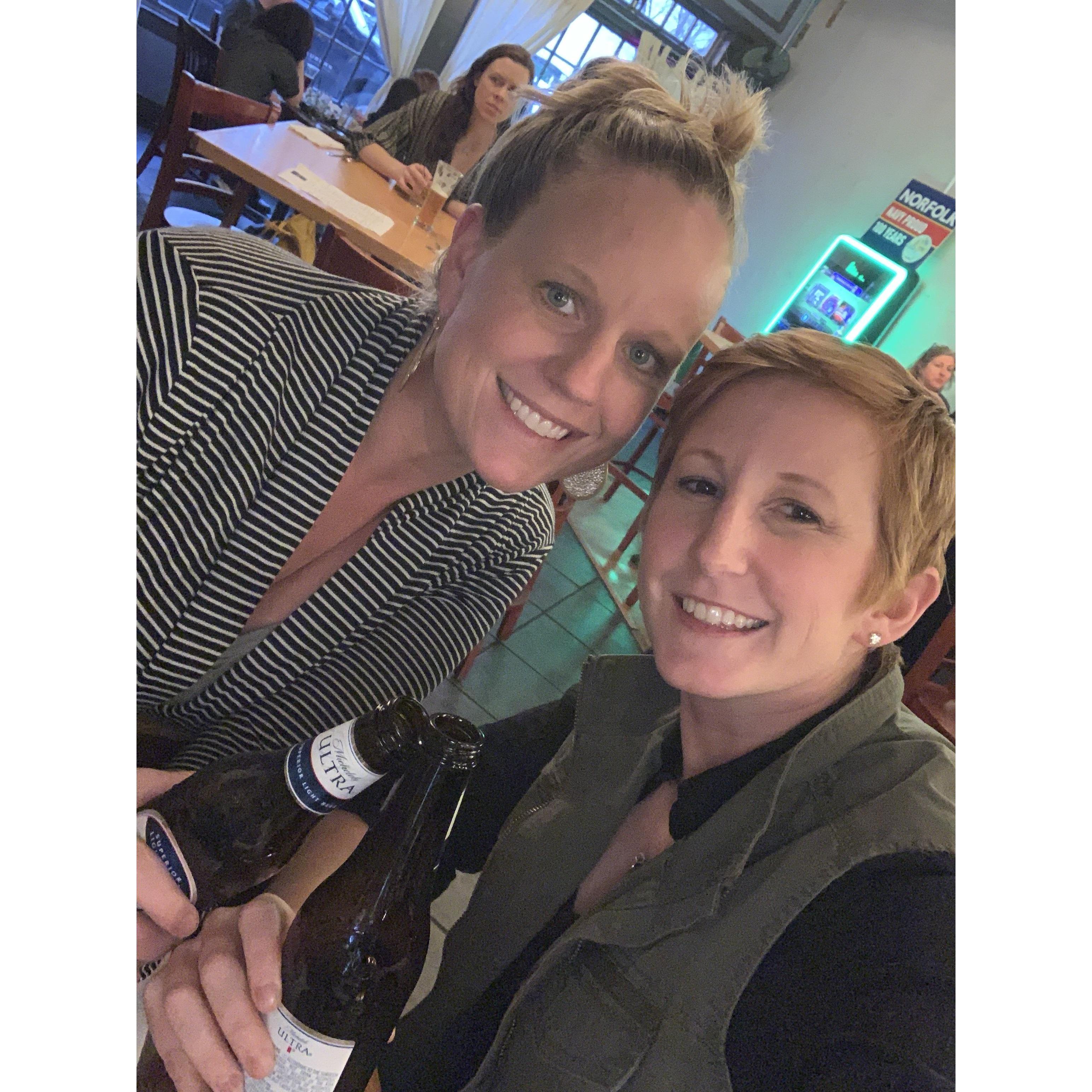 Pregaming before the Hozier concert