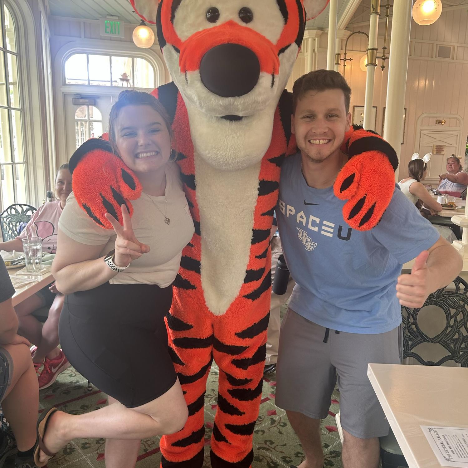 Lunch with Winnie the Pooh and friends