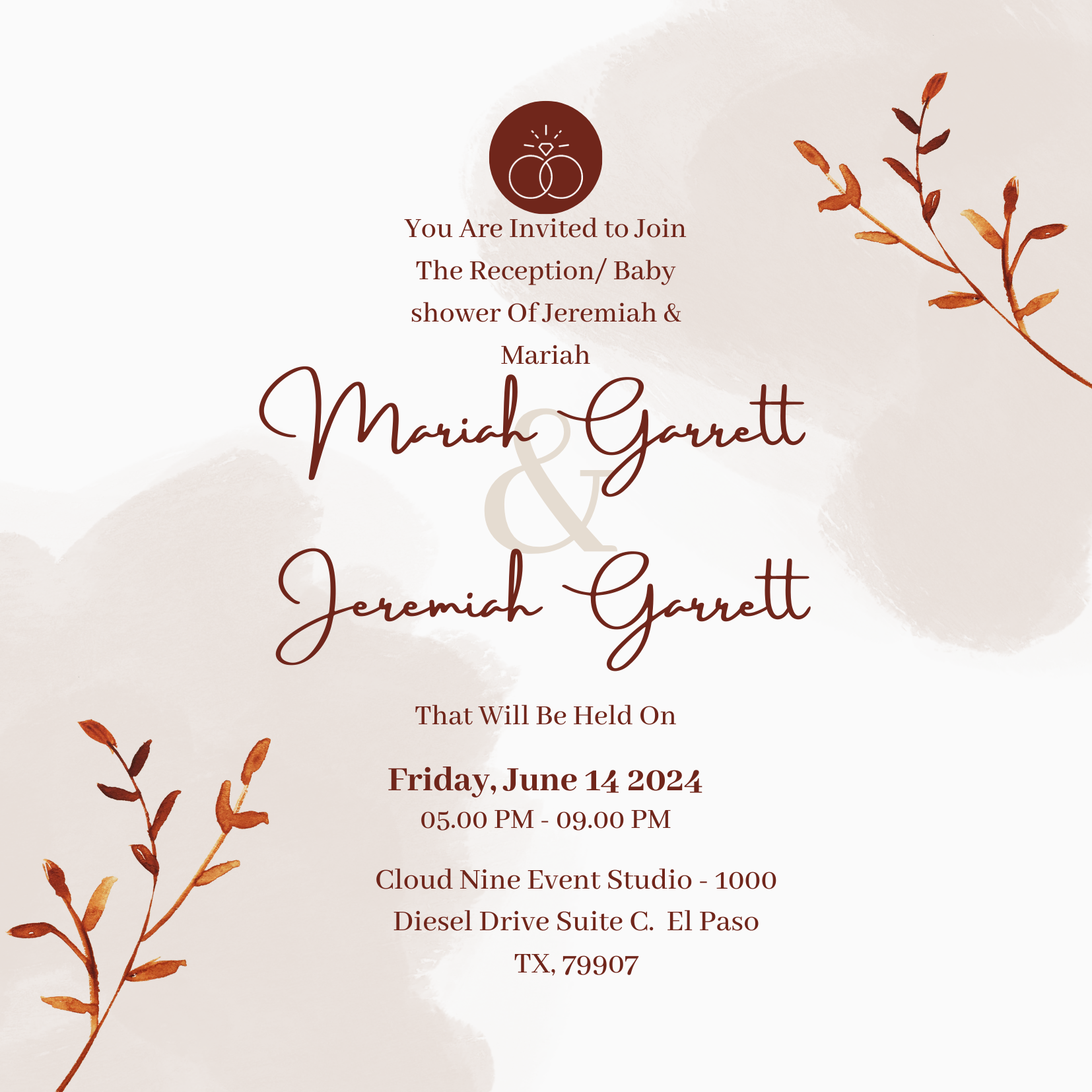 The Wedding Website of Mariah Garrett and Jeremiah Garrett