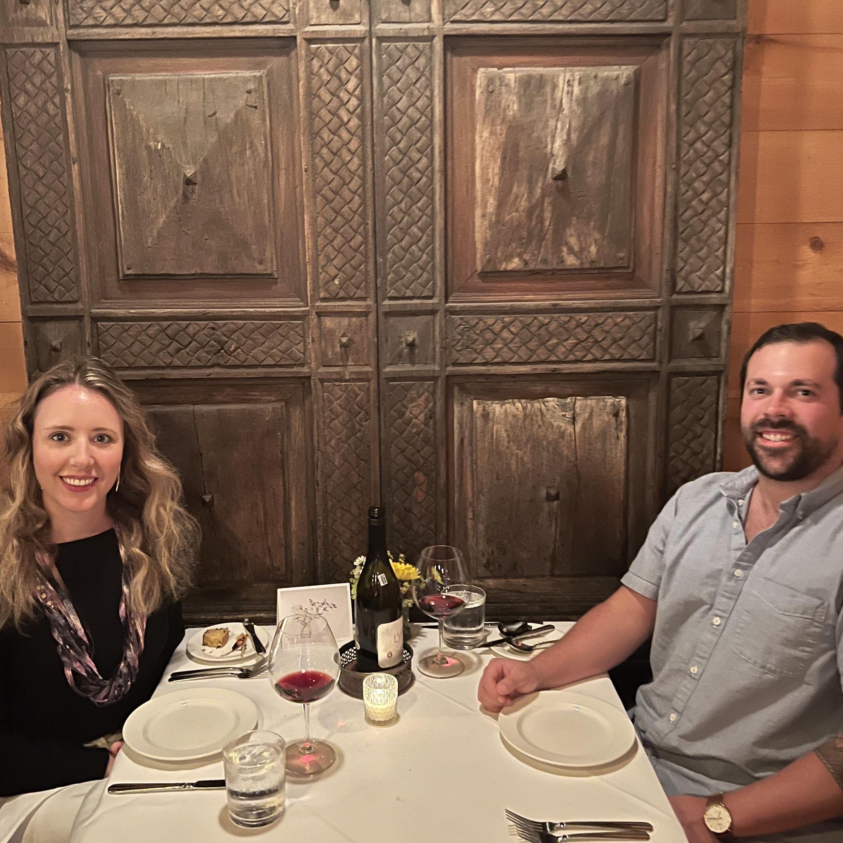 Dinner in Bar Harbor, Maine