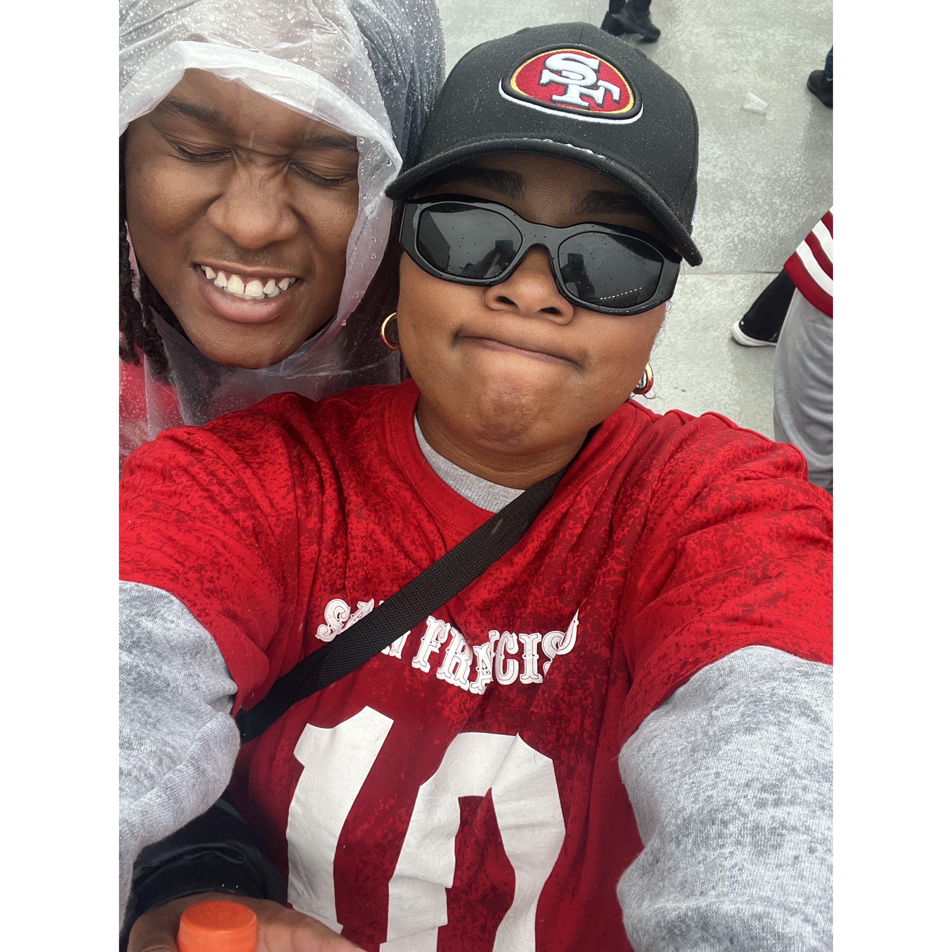Derrick is officially a 49ers fan!