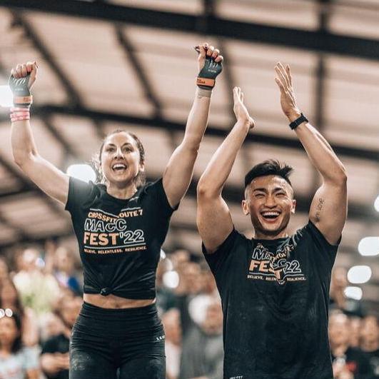 Competing together! And celebrating people we love, doing what we love. It's what brought us together.