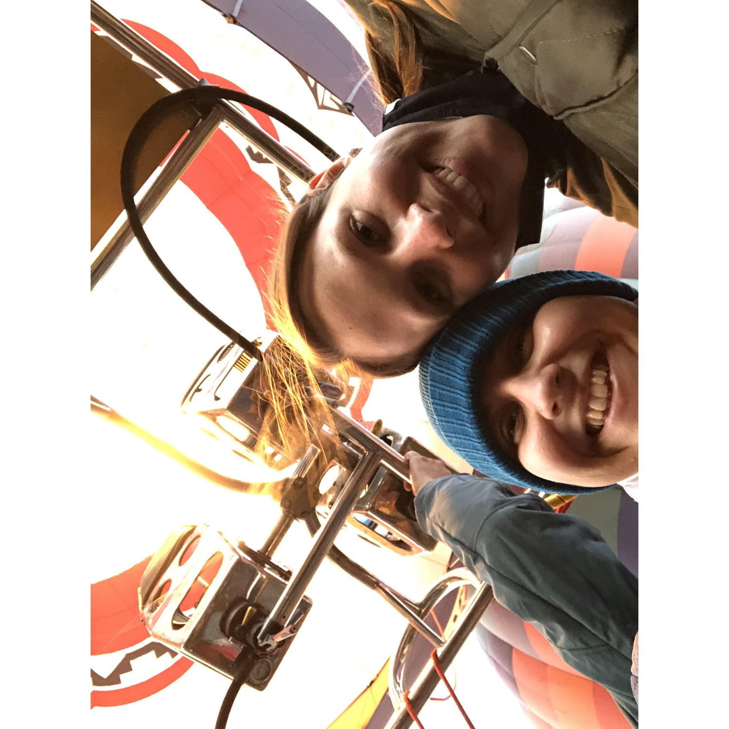 Of course we had to go on a hot air balloon ride!