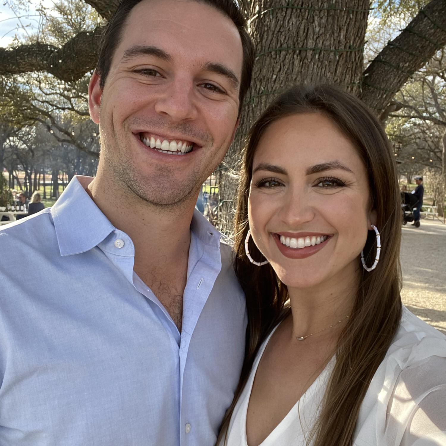 Celebrating our 1 year anniversary in Fredericksburg, "Texas Wine Country"