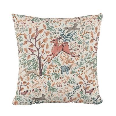 Animal Print Throw Pillow - Cloth & Co. - Color: CREAM