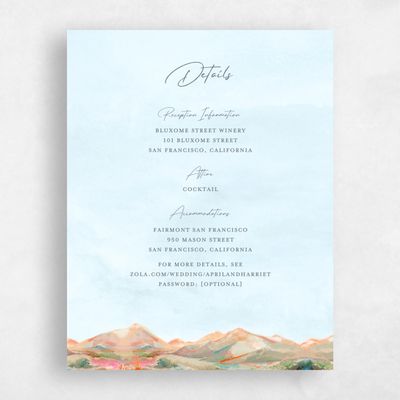 Pale Blue Wedding Enclosure - Serene