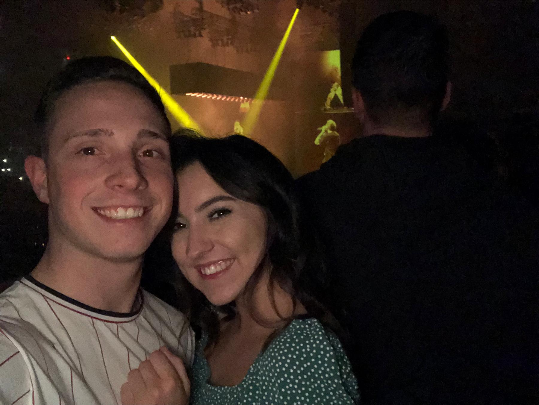 at our first concert- Post Malone