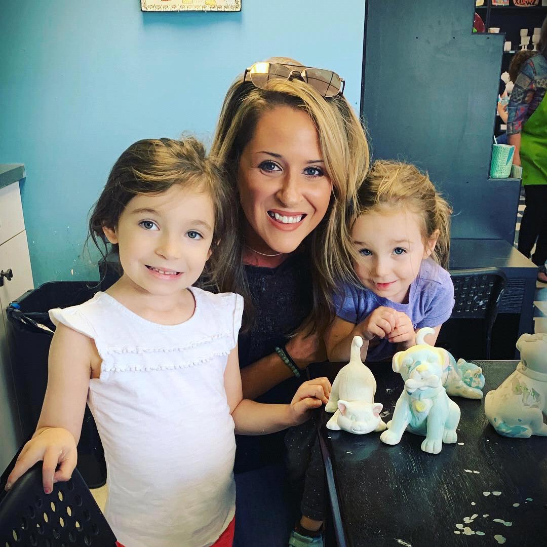 Pottery with the nieces