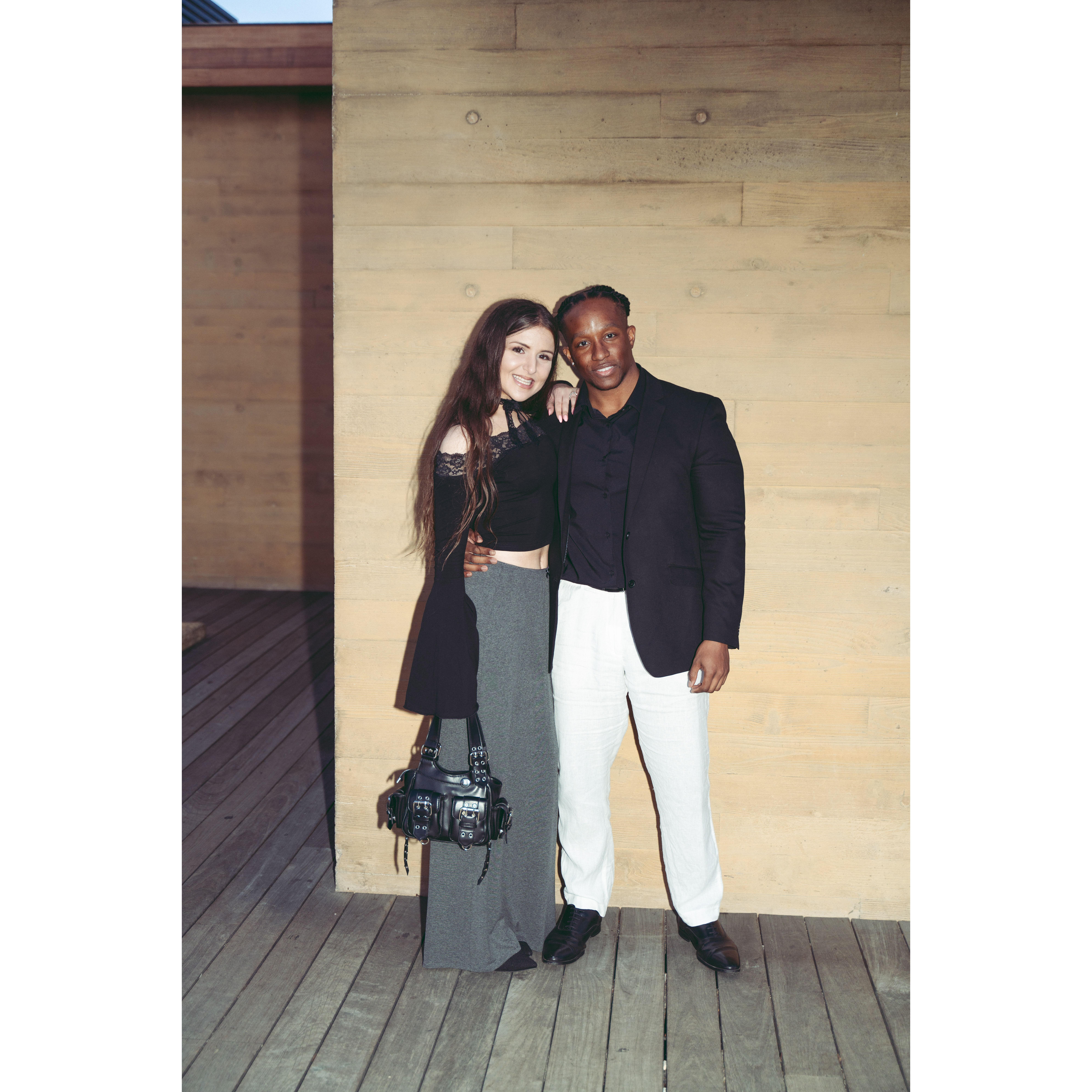 Our engagement photos! April 15, 2024 in Malibu, CA. Photography by Anthony Bryce Graham. | IG: @thebrycestudio. | www.thebrycestudio.com