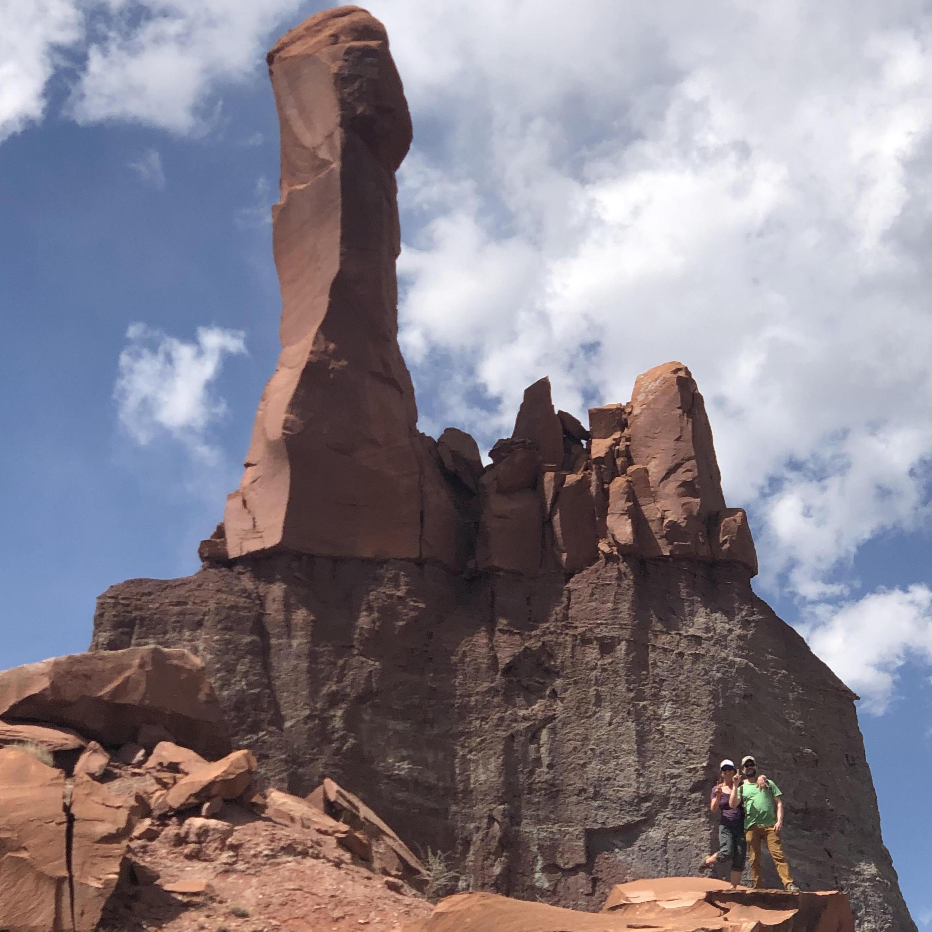 "The Finger" near Lake Abiquiu.