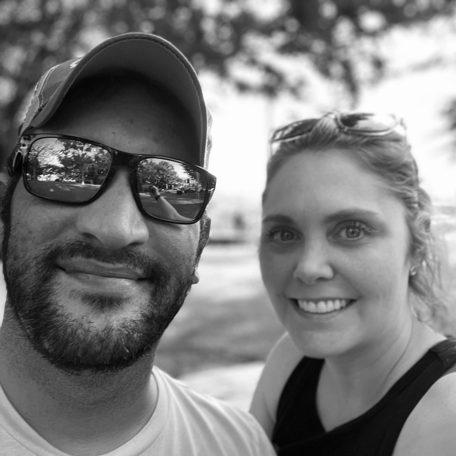 Last day in Richmond in Libby Hill Park (same park as our engagement pictures)